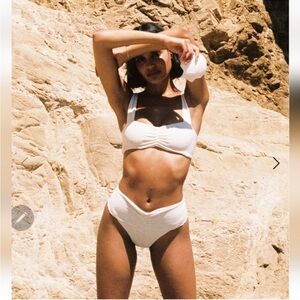 L*Space White Bikini Marlee Top